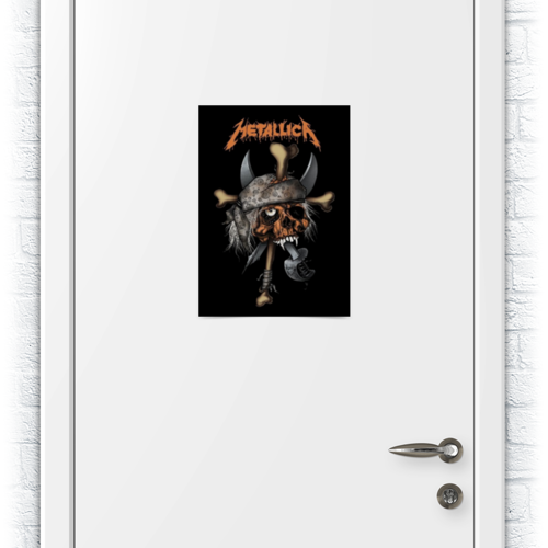 Заказать плакат в Москве. Плакат A3(29.7x42) Metallica от Leichenwagen - готовые дизайны и нанесение принтов.