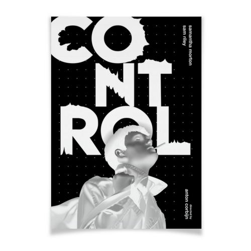 Заказать плакат в Москве. Плакат A3(29.7x42) Контроль / Control от kino.printio.ru - готовые дизайны и нанесение принтов.