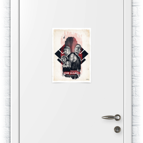 Заказать плакат в Москве. Плакат A3(29.7x42) Крепкий орешек / Die Hard от kino.printio.ru - готовые дизайны и нанесение принтов.