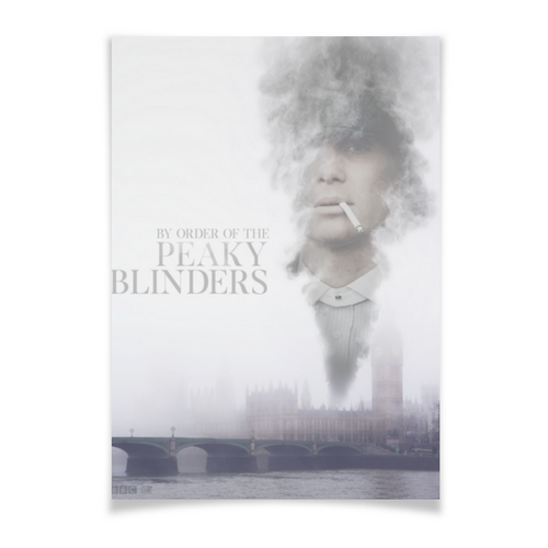 Заказать плакат в Москве. Плакат A3(29.7x42) Острые козырьки / Peaky Blinders от kino.printio.ru - готовые дизайны и нанесение принтов.