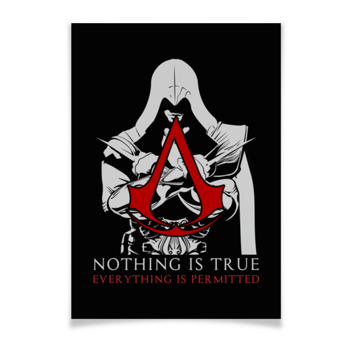 Заказать плакат в Москве. Плакат A3(29.7x42) Assassin’s Creed от geekbox - готовые дизайны и нанесение принтов.