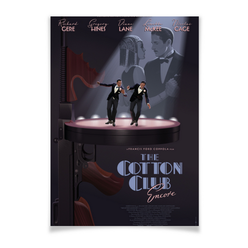 Заказать плакат в Москве. Плакат A3(29.7x42) Клуб «Коттон» / The Cotton Club от kino.printio.ru - готовые дизайны и нанесение принтов.