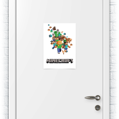 Заказать плакат в Москве. Плакат A3(29.7x42) Minecraft от Константин Тотьмянин - готовые дизайны и нанесение принтов.