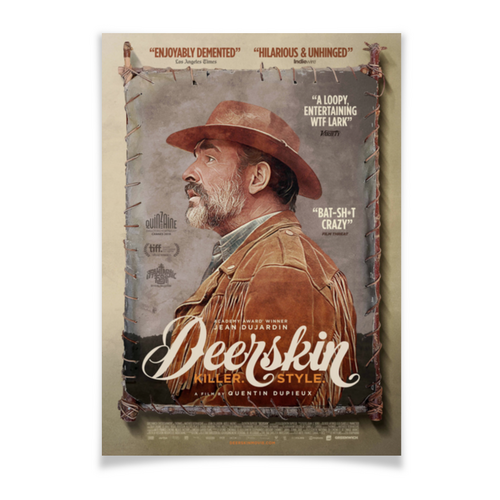 Заказать плакат в Москве. Плакат A3(29.7x42) Оленья кожа / Deerskin / Le daim от kino.printio.ru - готовые дизайны и нанесение принтов.
