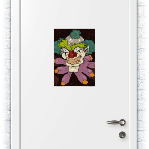 Заказать плакат в Москве. Плакат A3(29.7x42) Angry clown от ntalya - готовые дизайны и нанесение принтов.