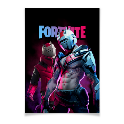 Заказать плакат в Москве. Плакат A3(29.7x42) FORTNITE от geekbox - готовые дизайны и нанесение принтов.