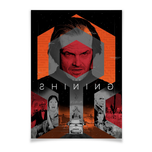 Заказать плакат в Москве. Плакат A3(29.7x42) Сияние / The Shining от kino.printio.ru - готовые дизайны и нанесение принтов.