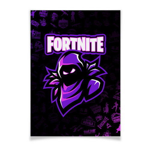 Заказать плакат в Москве. Плакат A3(29.7x42) FORTNITE от geekbox - готовые дизайны и нанесение принтов.