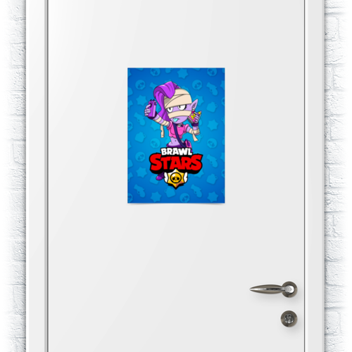 Заказать плакат в Москве. Плакат A3(29.7x42) BRAWL STARS EMZ от geekbox - готовые дизайны и нанесение принтов.