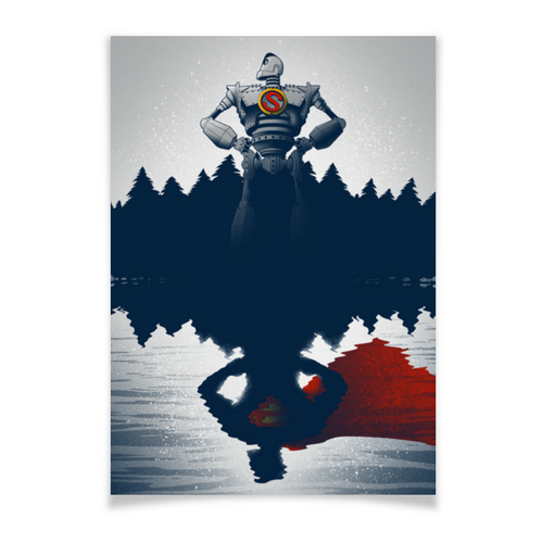 Заказать плакат в Москве. Плакат A3(29.7x42) Стальной гигант / The Iron Giant от kino.printio.ru - готовые дизайны и нанесение принтов.