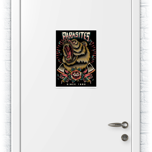Заказать плакат в Москве. Плакат A3(29.7x42) Grizzlie от budil - готовые дизайны и нанесение принтов.