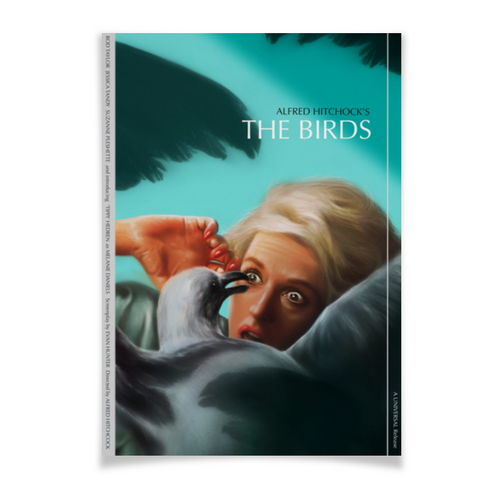Заказать плакат в Москве. Плакат A3(29.7x42) Птицы / The Birds от kino.printio.ru - готовые дизайны и нанесение принтов.