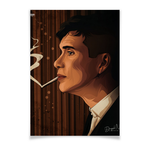 Заказать плакат в Москве. Плакат A3(29.7x42) Острые козырьки / Peaky Blinders от kino.printio.ru - готовые дизайны и нанесение принтов.