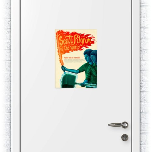 Заказать плакат в Москве. Плакат A3(29.7x42) Скотт Пилигрим против всех / Scott Pilgrim от kino.printio.ru - готовые дизайны и нанесение принтов.