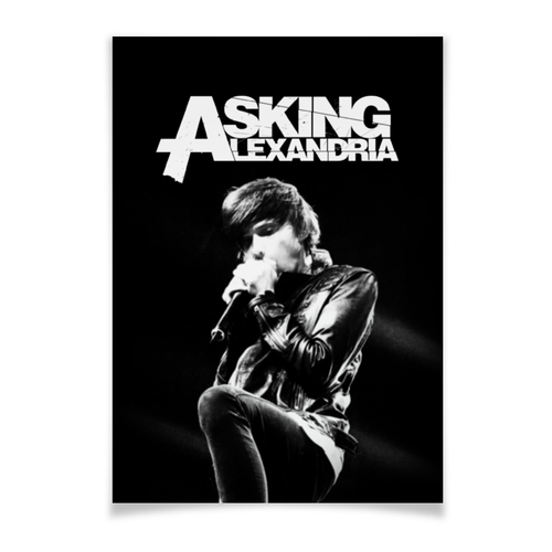 Заказать плакат в Москве. Плакат A3(29.7x42) Asking Alexandria от geekbox - готовые дизайны и нанесение принтов.
