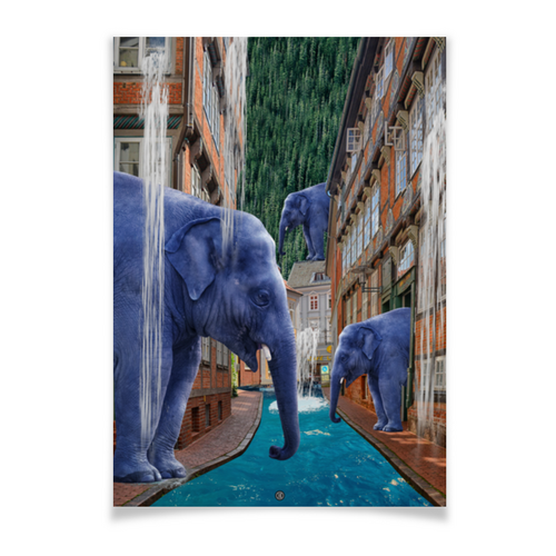 Заказать плакат в Москве. Плакат A3(29.7x42) Нашествие от mimiart  - готовые дизайны и нанесение принтов.