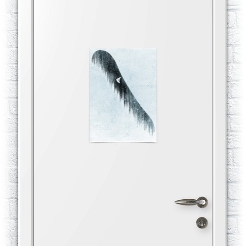 Заказать плакат в Москве. Плакат A3(29.7x42) Сноуборд от oneredfoxstore@gmail.com - готовые дизайны и нанесение принтов.