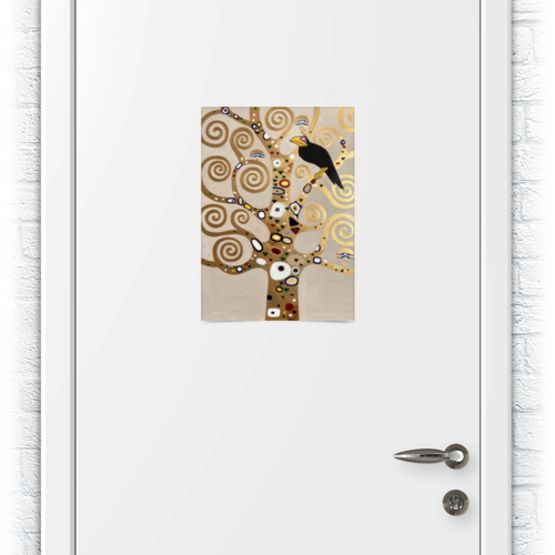 Заказать плакат в Москве. Плакат A3(29.7x42) Древо жизни. Ворон от d_ari.design@mail.ru - готовые дизайны и нанесение принтов.