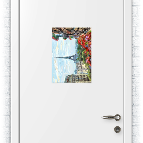 Заказать плакат в Москве. Плакат A3(29.7x42) Эйфелева башня от Александр Гришин - готовые дизайны и нанесение принтов.