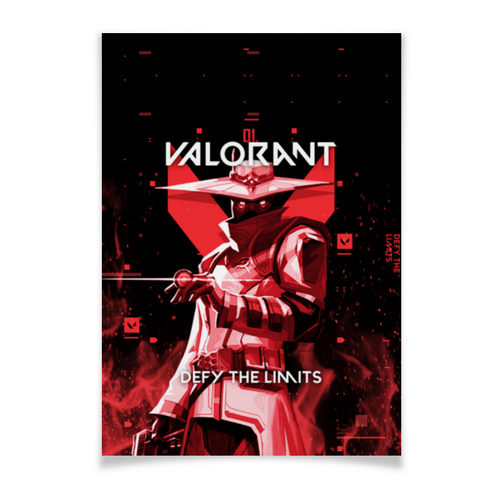 Заказать плакат в Москве. Плакат A3(29.7x42) VALORANT CYPHER от geekbox - готовые дизайны и нанесение принтов.