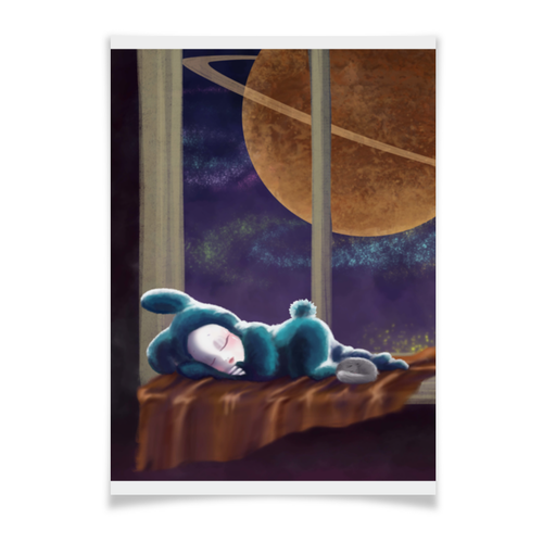 Заказать плакат в Москве. Плакат A3(29.7x42) Спокойный сон от Natalia Fateeva - готовые дизайны и нанесение принтов.