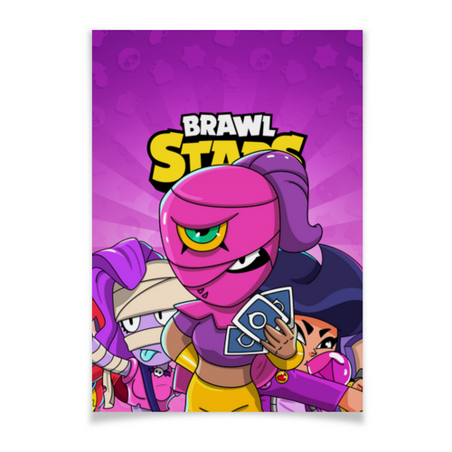 Заказать плакат в Москве. Плакат A3(29.7x42) BRAWL STARS TARA  от geekbox - готовые дизайны и нанесение принтов.