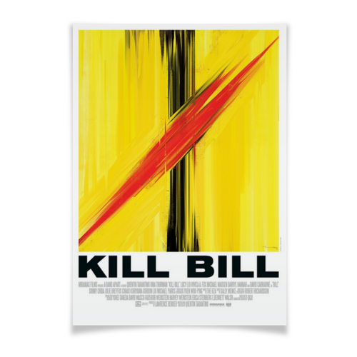 Заказать плакат в Москве. Плакат A3(29.7x42) Убить Билла / Kill Bill от kino.printio.ru - готовые дизайны и нанесение принтов.