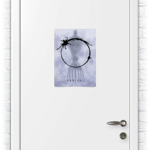 Заказать плакат в Москве. Плакат A3(29.7x42) Прибытие / Arrival от kino.printio.ru - готовые дизайны и нанесение принтов.