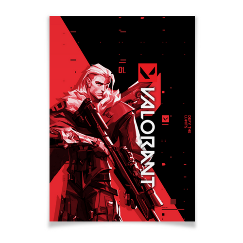 Заказать плакат в Москве. Плакат A3(29.7x42) VALORANT SOVA от geekbox - готовые дизайны и нанесение принтов.
