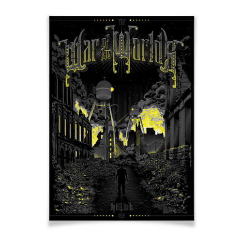 Заказать плакат в Москве. Плакат A3(29.7x42) Война миров / War of the Worlds от kino.printio.ru - готовые дизайны и нанесение принтов.