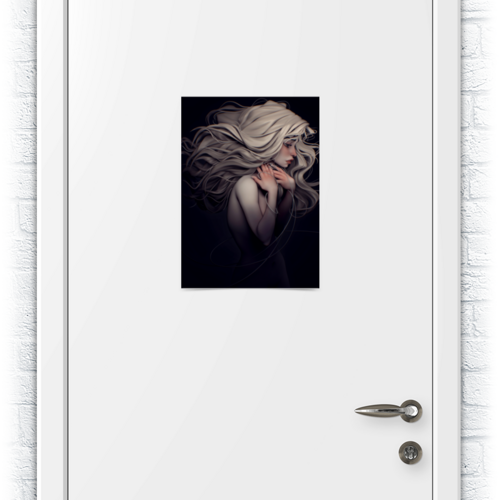 Заказать плакат в Москве. Плакат A3(29.7x42) Девушка-призрак от Дана Столыпина - готовые дизайны и нанесение принтов.