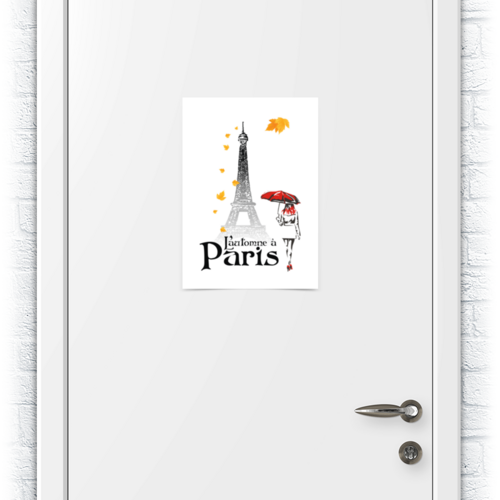 Заказать плакат в Москве. Плакат A3(29.7x42) Осень в Париже. от Zorgo-Art  - готовые дизайны и нанесение принтов.