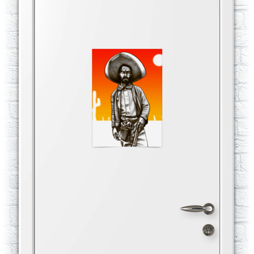 Заказать плакат в Москве. Плакат A3(29.7x42) Mexican outlaw от Kirill Katraev - готовые дизайны и нанесение принтов.