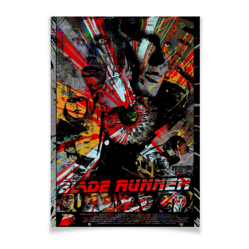 Заказать плакат в Москве. Плакат A3(29.7x42) Бегущий по лезвию / Blade Runner от kino.printio.ru - готовые дизайны и нанесение принтов.