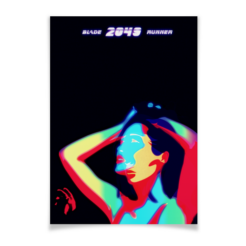 Заказать плакат в Москве. Плакат A3(29.7x42) Бегущий по лезвию 2049 / Blade Runner 2049 от kino.printio.ru - готовые дизайны и нанесение принтов.