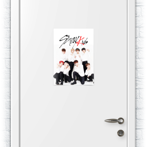 Заказать плакат в Москве. Плакат A3(29.7x42) STRAY KIDS  от geekbox - готовые дизайны и нанесение принтов.