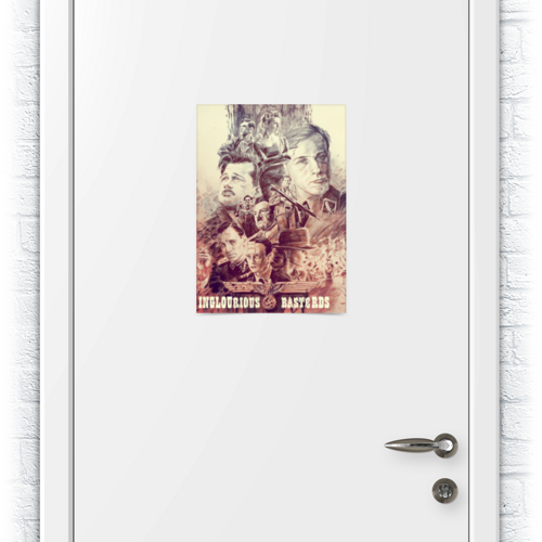 Заказать плакат в Москве. Плакат A3(29.7x42) Бесславные ублюдки / Inglourious Basterds от kino.printio.ru - готовые дизайны и нанесение принтов.