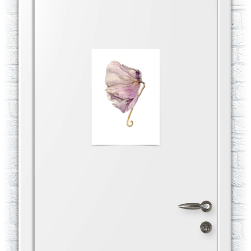 Заказать плакат в Москве. Плакат A3(29.7x42) орхидея высушеная  от okonit - готовые дизайны и нанесение принтов.