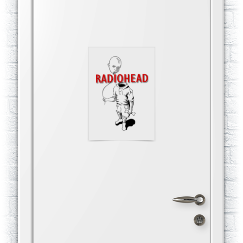 Заказать плакат в Москве. Плакат A3(29.7x42) Radiohead от geekbox - готовые дизайны и нанесение принтов.
