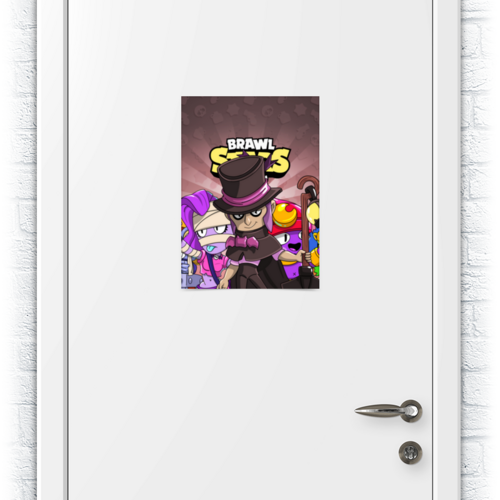 Заказать плакат в Москве. Плакат A3(29.7x42) BRAWL STARS MORTIS от geekbox - готовые дизайны и нанесение принтов.