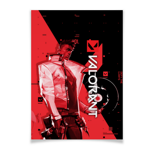 Заказать плакат в Москве. Плакат A3(29.7x42) VALORANT PHOENIX от geekbox - готовые дизайны и нанесение принтов.