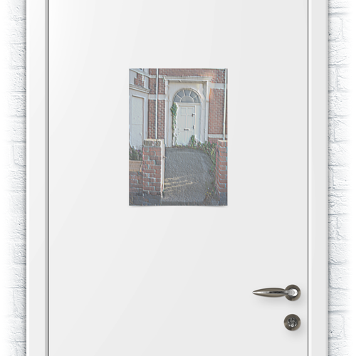 Заказать плакат в Москве. Плакат A3(29.7x42) White door от etual - готовые дизайны и нанесение принтов.