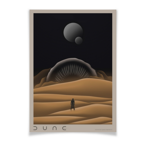 Заказать плакат в Москве. Плакат A3(29.7x42) Дюна / Dune от kino.printio.ru - готовые дизайны и нанесение принтов.