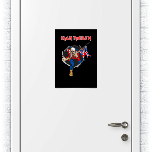 Заказать плакат в Москве. Плакат A3(29.7x42) Iron Maiden от ПРИНТЫ ПЕЧАТЬ  - готовые дизайны и нанесение принтов.