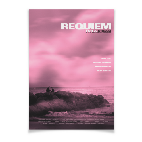 Заказать плакат в Москве. Плакат A3(29.7x42) Реквием по мечте / Requiem for a Dream от kino.printio.ru - готовые дизайны и нанесение принтов.
