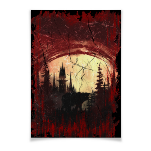 Заказать плакат в Москве. Плакат A3(29.7x42) Evil Eyes от oneredfoxstore@gmail.com - готовые дизайны и нанесение принтов.