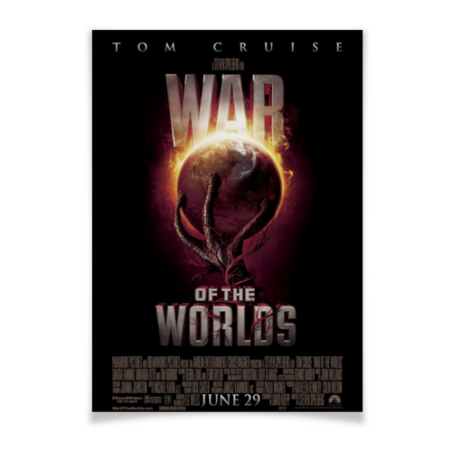 Заказать плакат в Москве. Плакат A3(29.7x42) Война миров / War of the Worlds от kino.printio.ru - готовые дизайны и нанесение принтов.
