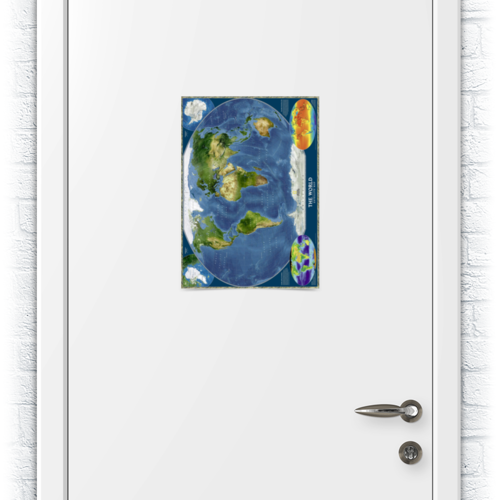 Заказать плакат в Москве. Плакат A3(29.7x42) Карта мира от Елена Гришина - готовые дизайны и нанесение принтов.