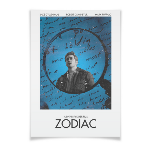 Заказать плакат в Москве. Плакат A3(29.7x42) Зодиак / Zodiac от kino.printio.ru - готовые дизайны и нанесение принтов.