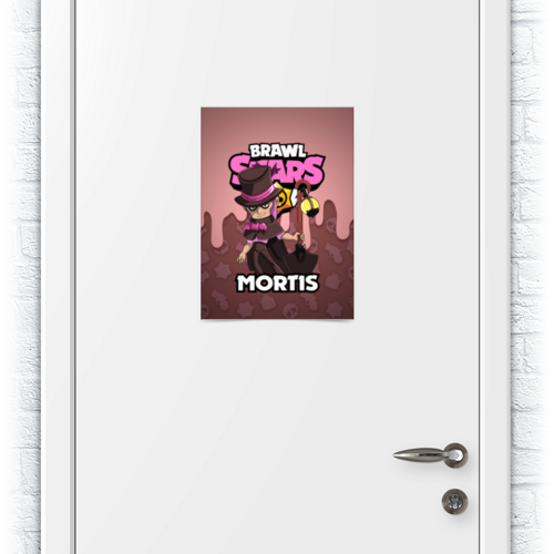 Заказать плакат в Москве. Плакат A3(29.7x42) BRAWL STARS MORTIS от geekbox - готовые дизайны и нанесение принтов.